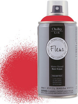 Fleur Chalky Look Χρώμα Κιμωλίας Σπρέι F27 Tomato Red 300ml