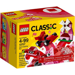 Lego Classic Red Creativity Box για 4+ Ετών 10707