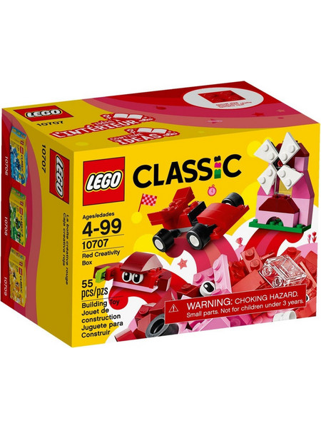 Lego Classic Red Creativity Box για 4+ Ετών 10707
