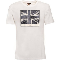 Ben Sherman Ανδρικό T-Shirt σε Λευκό Χρώμα, Short Sleeve Polo 52211-010 Medium