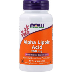 Now Foods Alpha Lipoic Acid 250mg 60 Κάψουλες