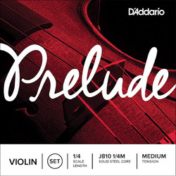 D'Addario J810 Prelude Σετ 4 Χορδές Βιολιού Medium Tension 1/4