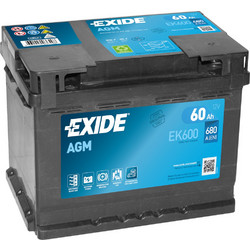Exide AGM EK600 12V 60Ah