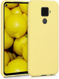 KW TPU Silicone Θήκη Κινητού Yellow Matte (Huawei Mate 30 Lite)