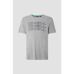 O'Neill μπλουζάκι κοντομάνικο Triple T-Shirt Silver Melee 0A2368-8001