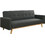 Woodwell Carlos Τριθέσιος Καναπές Κρεβάτι Γκρι 200x94x83cm Ε9922,1
