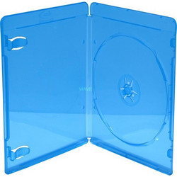 MEDIARANGE BD CASE 1-UP 50 PIECES CASES CASES CD, DVD, BLU-RAY BLUE