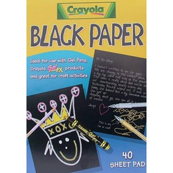 Crayola Μπλοκ Με 40 Μαύρα Φύλλα (7364)