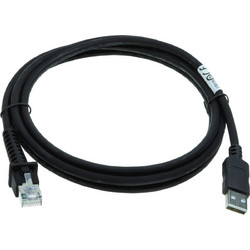 Datalogic Cable, USB, Type A, PVCW, Straight, 2M, Black (90A052258)