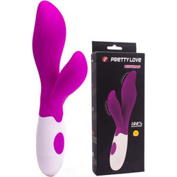Pretty Love Newman Δονητής Rabbit 20cm Μωβ