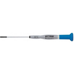 WITTE Κατσαβίδια Ηλεκτρονικών Wittron ίσια - 2,5 X 75mm 89717