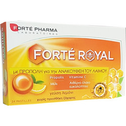 Forte Pharma Royales Καραμέλες για Πονόλαιμο Μέλι Πρόπολη & Λεμόνι 24τμχ