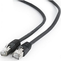 Cablexpert F/FTP Cat.6 Καλώδιο Δικτύου Ethernet 0.5m Black