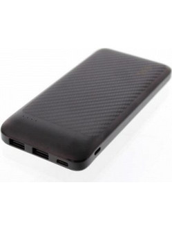 Well Intense Power Bank 10000mAh με 2 Θύρες USB-A Black