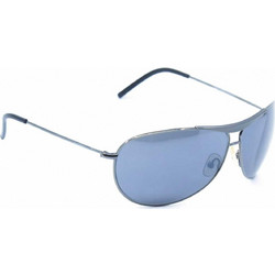 Matrix 503 C5 Ανδρικά Γυαλιά Ηλίου Aviator Κοκάλινα Ασημί με Μπλε Polarized Φακό