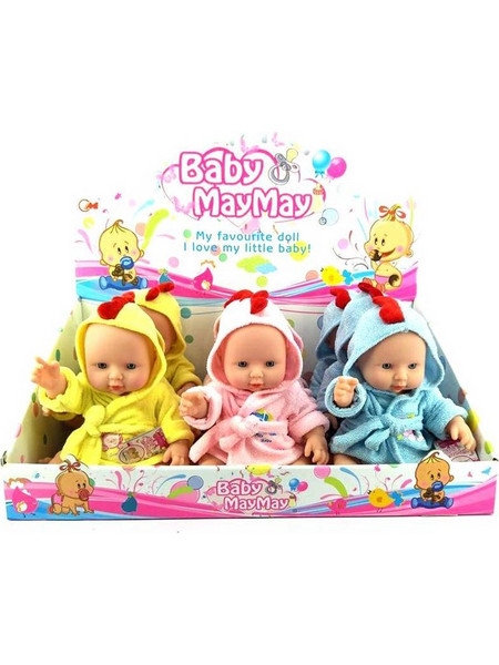 Blue Toys May May Κούκλα Μωρό με Ήχο MKI998000