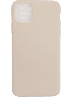 IPHONE 11 PRO MAX SILICONE CASE SOFT FLEXIBLE RUBBER COVER BEIGE 100.323