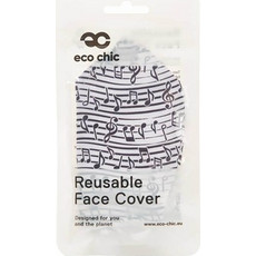 Eco Chic Face Cover White Music M06 1τμχ
