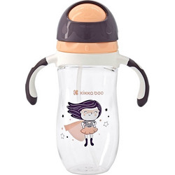 KikkaBoo Tritan Sippy Κύπελλο με Καλαμάκι Supergirl 300ml