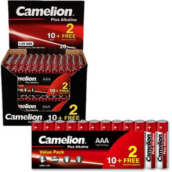 Camelion Plus Alkaline AAA 12τμχ