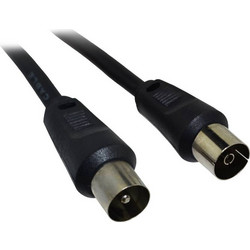 Καλώδιο Κεραίας Coax Male to Coax Female 2.5m Black FTT2-010