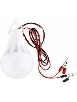 Λάμπα LED με αντάπτορα μπαταρίας - 12W