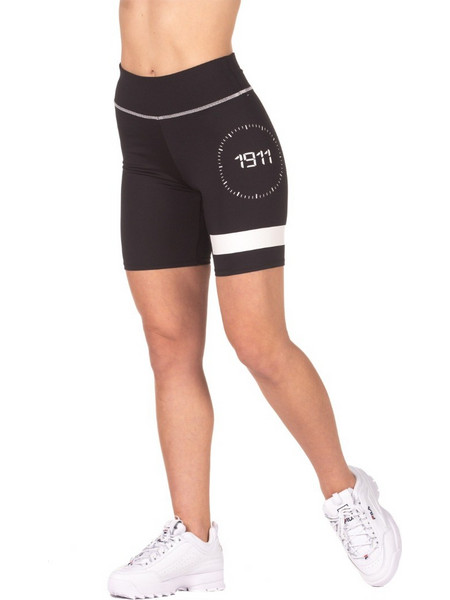 Fila Layla Pants Γυναικείο Κολάν Ποδηλατικό Ψηλόμεσο Μαύρο LW119372-001