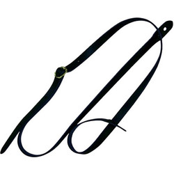 Fire&Stone Mandolin Strap, Leather - Black
