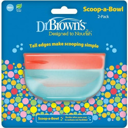 Dr. Brown's Σετ Μπoλ Φαγητού 2τμχ