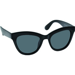 EyeLead L664 Γυναικεία Γυαλιά Ηλίου Πεταλούδα Κοκάλινα Μαύρα με Μαύρο Polarized Φακό