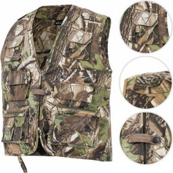 Mil-Tec Hunting and Fishing Vest - Hunting Camo