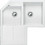 Blanco Metra 9 E Ένθετος Νεροχύτης Γωνιακός Γρανίτη White 83x83cm