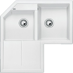 Blanco Metra 9 E Ένθετος Νεροχύτης Γωνιακός Γρανίτη White 83x83cm