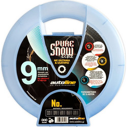 Autoline Pure Snow Line No 90 Αντιολισθητικές Αλυσίδες Χιονιού με Πάχος 9mm για Επιβατικό 2τμχ