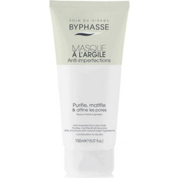 Byphasse Anti-Imperfections Κρεμώδης Μάσκα Προσώπου με Άργιλο 150ml