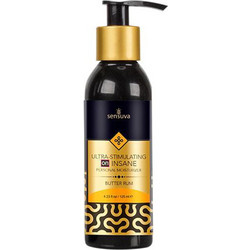 Sensuva Ultra Stimulating on Insane Butter Rum Moisturizer Λιπαντικό Gel Νερού Κόλπου & Πρωκτού 125ml