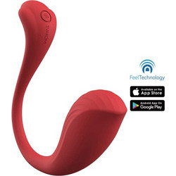 Svakom Connexion Series Phoenix Δονητής Egg για Ζευγάρια με App Control 11.8cm Κόκκινος