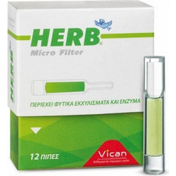 Herb Micro Filter 12 Πίπες για Τσιγάρο