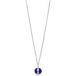 Necklace : Rumer_PI : Silver Plated : Blue
