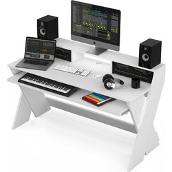 Glorious Sound Desk Pro White - Επαγγελματικό Studio Workstation Έπιπλο σε White