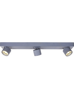 Σποτ Τρίφωτο LED Aca Pluto RA33LEDS54GY Grey