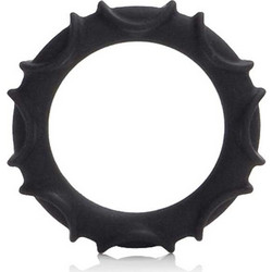 CalExotics Atlas Silicone Ring Δαχτυλίδι Πέους Σιλικόνης Μαύρο