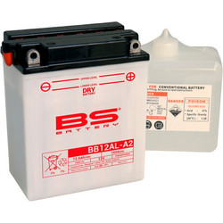 BS Μπαταρία Μοτοσυκλέτας BB12AL-A2 Dry 155A 12.6Ah