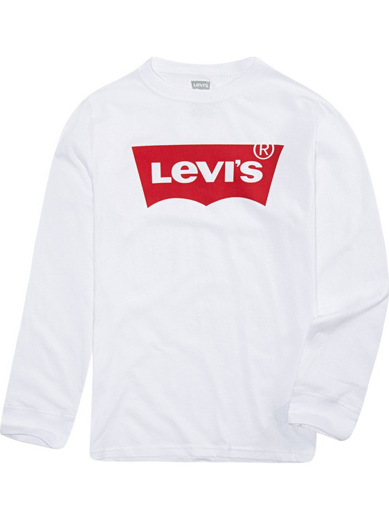 Levi's Παιδικό T-Shirt Μακρυμάνικο Λευκό 9E8646-001