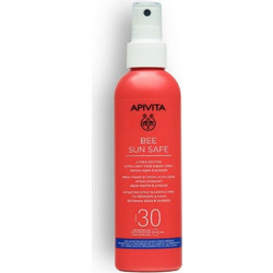 Apivita Bee Sun Safe Hydra Melting Αντηλιακό Spray Προσώπου & Σώματος SPF30 200ml