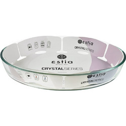 Estia Crystal Πυρίμαχο Γυάλινο Ταψί Οβάλ 40x27cm 01-10645