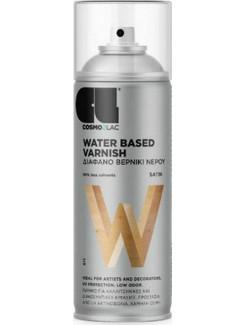 CosmosLac Water Based Varnish Βερνίκι Διάφανο Satin 400ml