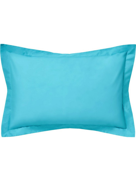 Σετ 2 μαξιλαροθήκες 50x75 Oxford 5cm 100 βαμβακερό 205 κλωστές τιρκουάζ c376987