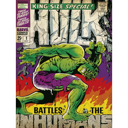 Marvel Comics Hulk (Inhumans) Canvas Print 60 x 80cm - WDC90439