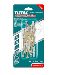Total Βίδα 4 x 40mm 15τμχ (WJSPK4504512)